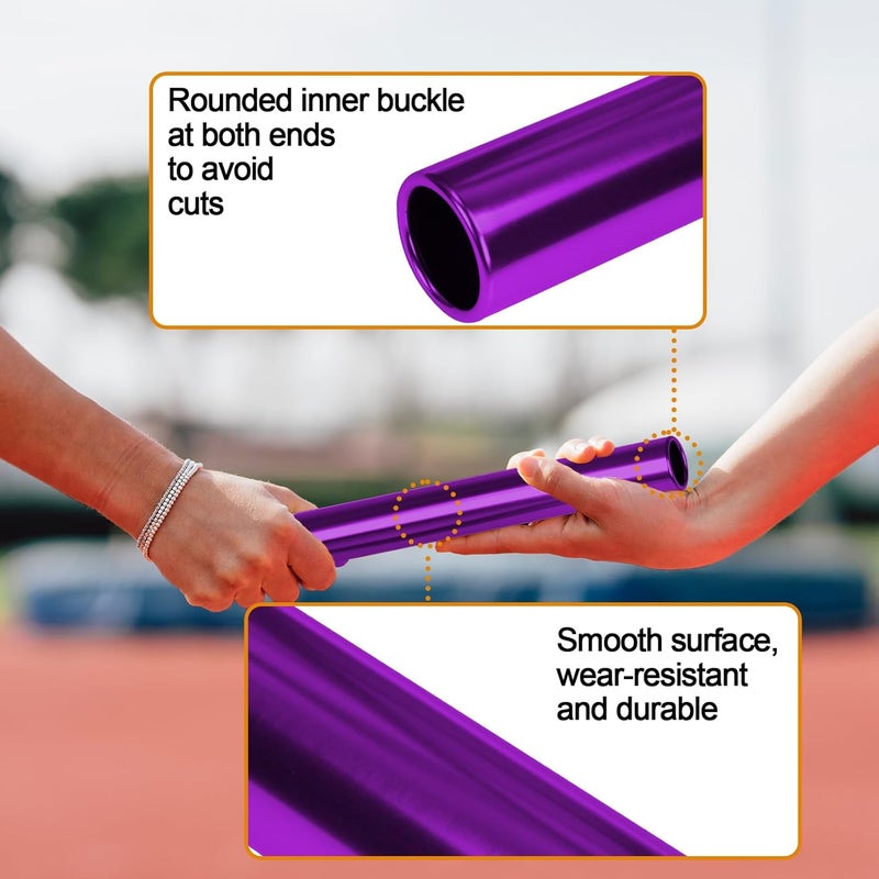 Supvision Aluminum Alloy Relay Batons Sets for Track and Field Durable Lightweight for Sports Teams Suitable for Athletes Seeking High-Performance Equipment in Outdoor Activities - Image 4